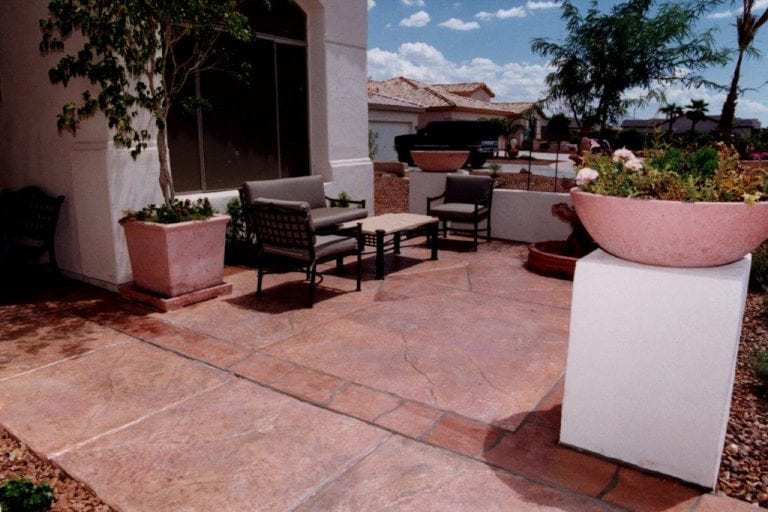 Arizona concrete patio ideas