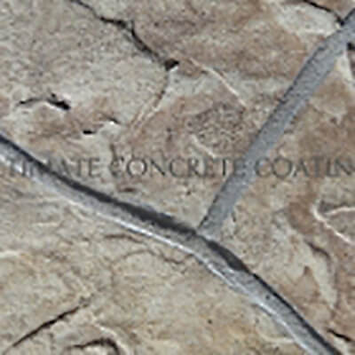 b03 Flagstone Random stamped concrete