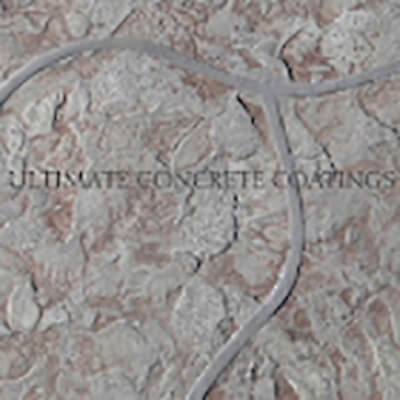 05 Flagstone Random stamped concrete